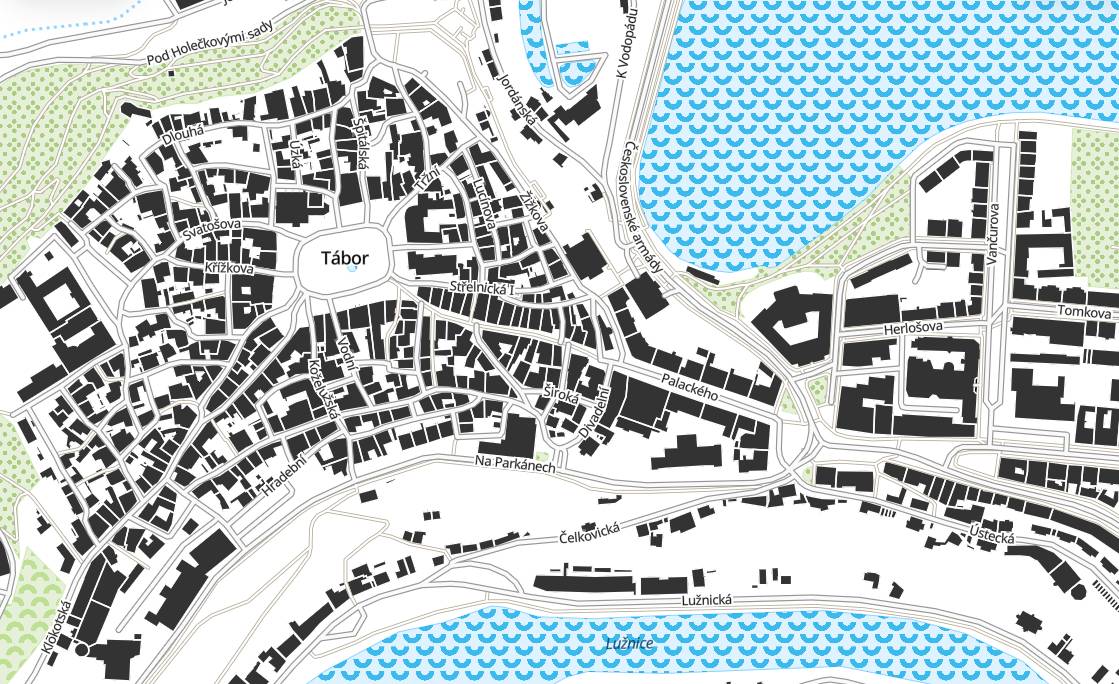 Mapa vizí Živého Tábora